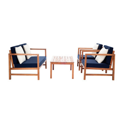 Safavieh Montez 4-pc. Conversation Set Cushioned