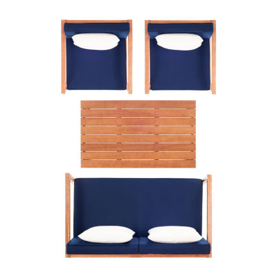 Safavieh Montez 4-pc. Conversation Set Cushioned