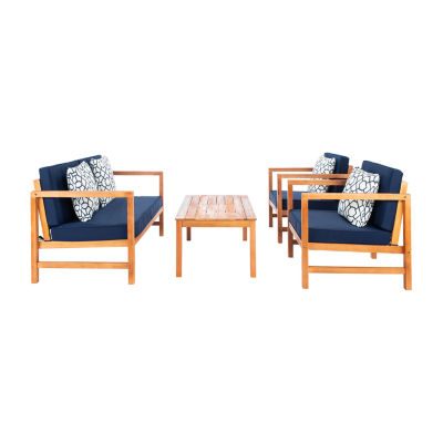 Safavieh Montez 4-pc. Conversation Set Cushioned