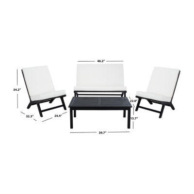 Safavieh Chaston 4-pc. Conversation Set Cushioned