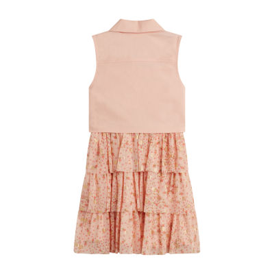 Knit Works Little & Big Kid Girls Short Sleeve Dress Set