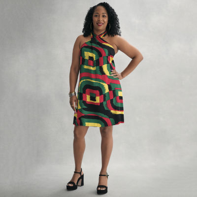 Hope & Wonder Juneteenth Womens Halter Dress