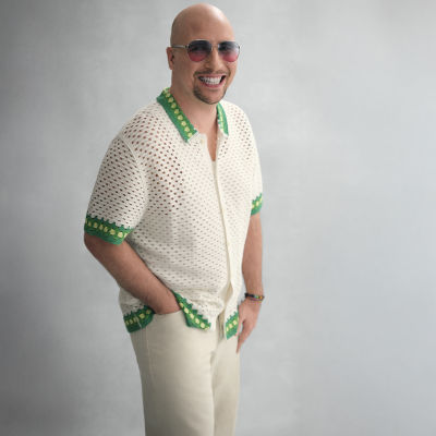 Hope & Wonder Pride Unisex Short Sleeve Crochet Button-Down Shirt