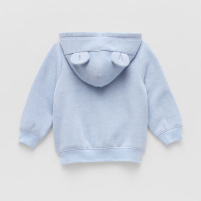 Okie Dokie Baby Boys Fleece Hooded Lightweight Jacket