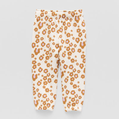 Okie Dokie Baby Girls Cuffed Regular Fit Pull-On Pant