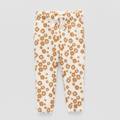 Okie Dokie Baby Girls Cuffed Regular Fit Pull-On Pant