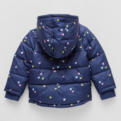 Okie Dokie Girls Water Resistant Heavyweight Puffer Jacket