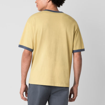 Arizona Mens Crew Neck Short Sleeve Boxy Fit Graphic T-Shirt