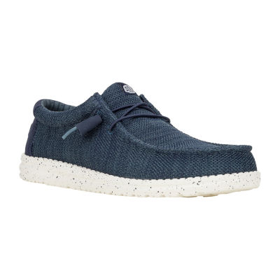 HEYDUDE Wally Stretch Sox Mens Round Closed Toe Slip-On Shoe