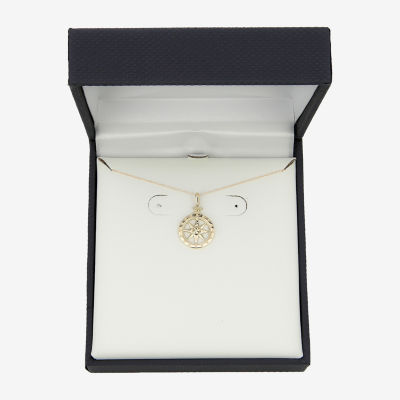 Gold Addiction Womens 10K Gold Inch Pendant Necklace