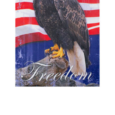 Northlight 12.5" Freedom Bald Eagle Outdoor Garden Flag
