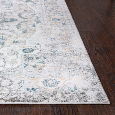 Rizzy Home Zeus Medallion Indoor Rectangular Accent Rug