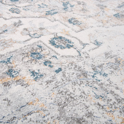 Rizzy Home Zeus Medallion Indoor Rectangular Accent Rug