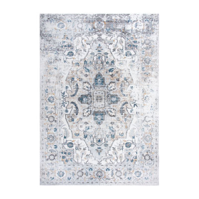 Rizzy Home Zeus Medallion Indoor Rectangular Accent Rug