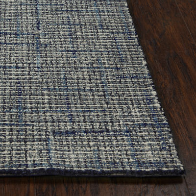 Rizzy Home Zeppelin Grid Hand Tufted Indoor Rectangular Area Rug