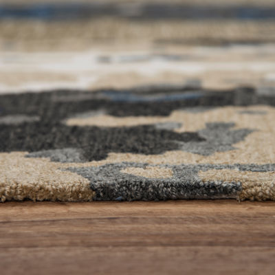 Rizzy Home Zander Abstract Hand Tufted Indoor Outdoor Rectangular Area Rug