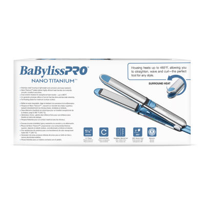 BaByliss Nano Titanium Prim 3000 1 1/4" Ionic Flat Iron
