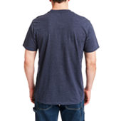 QIPOPIQ Clearance Men's Shirts 4th of July American Tees Crew Neck Pullover  T Shirt Short Sleeve Tee Shirts Dark Blue M 