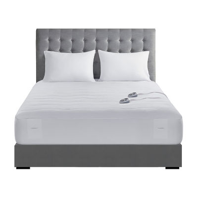 Serta Plush Heated Mattress Pad, Color: White JCPenney