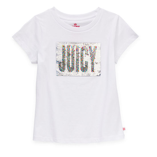 Juicy By Juicy Couture Little & Big Girls Crew Neck Short Sleeve ...