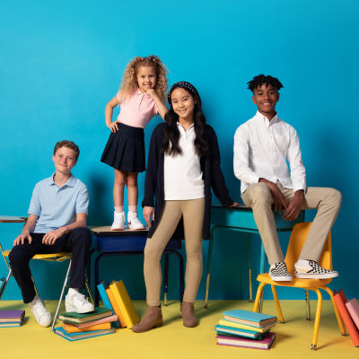 IZOD Performance Little & Big Boys Straight Flat Front Pant