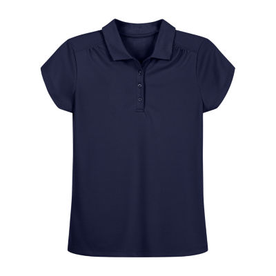 girls navy blue polo shirts
