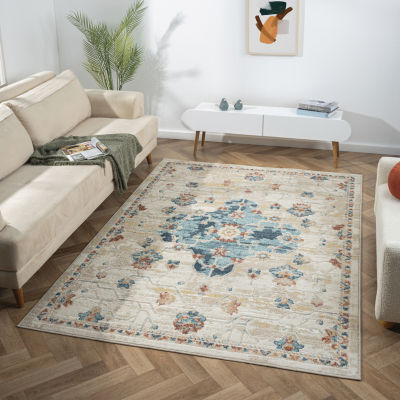 LR Home Ayden Medallion Indoor Rectangular Area Rug