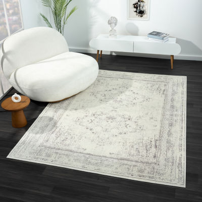 LR Home Axel Medallion Indoor Rectangular Area Rug