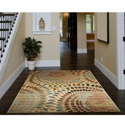 LR Home Garry Geometric Indoor Rectangular Area Rug