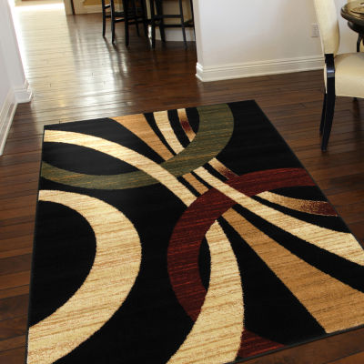 LR Home Gian Abstract Indoor Rectangular Area Rug