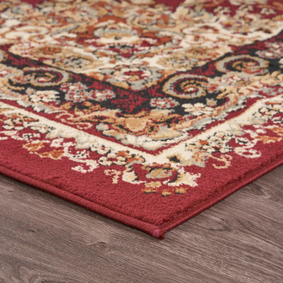 LR Home Ellis Medallion Indoor Rectangular Area Rug