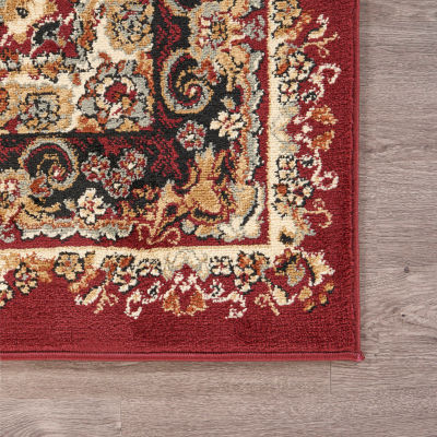 LR Home Ellis Medallion Indoor Rectangular Area Rug