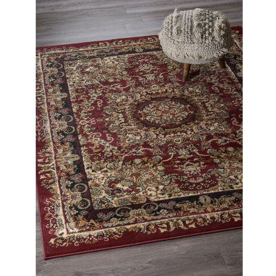 LR Home Ellis Medallion Indoor Rectangular Area Rug