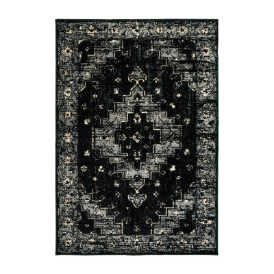 LR Home Iris Oriental Indoor Rectangular Area Rug