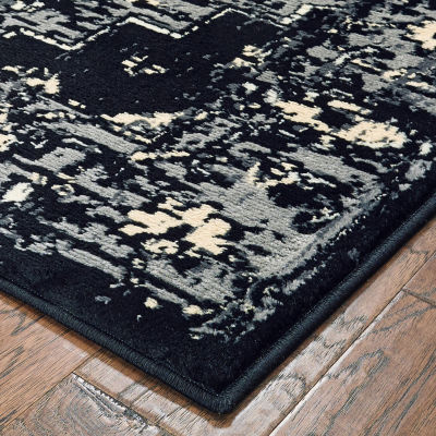 LR Home Iris Oriental Indoor Rectangular Area Rug