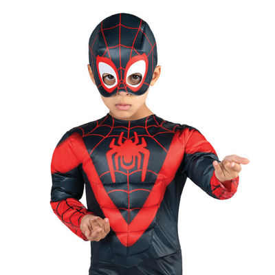 Toddler Boys Miles Morales Avengers Marvel Spiderman Costume