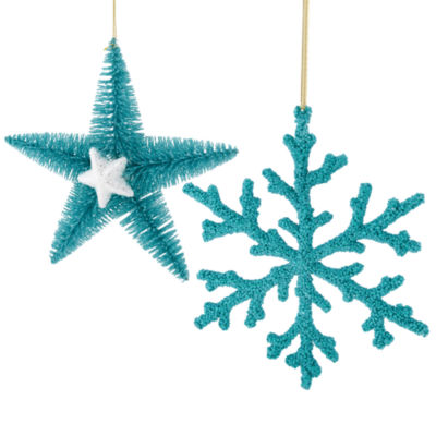 North Pole Trading Co. Sea Star 2-pc. Christmas Ornament