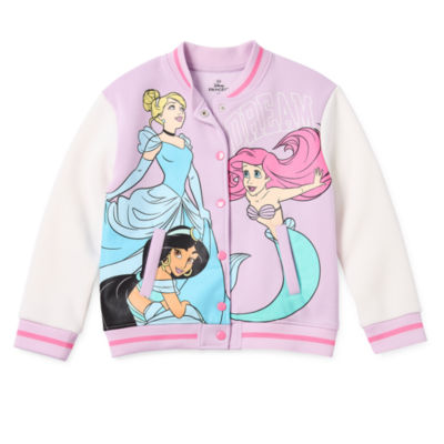 Disney Collection Little & Big Girls Princess Lightweight Bomber Jacket