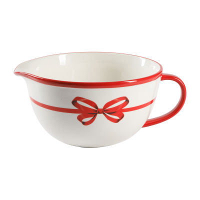 Martha Stewart Festive Bow Batter Bowl with Spatula