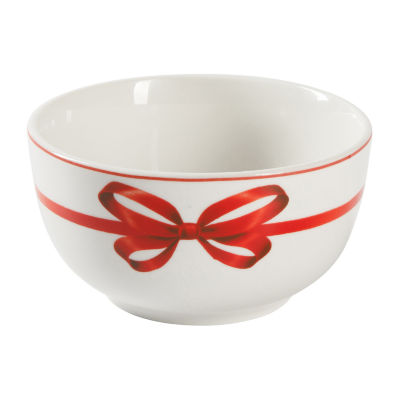 Martha Stewart Festive Bow 3-pc. Ceramic Tidbit Bowls