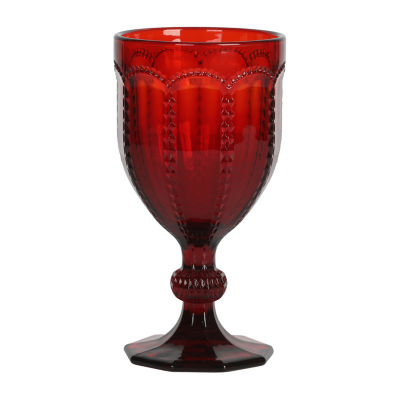 Martha Stewart Festive Bow 4-pc. Glass Goblet Set