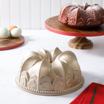 Martha Stewart Festive Bow 9X3.9 Non-Stick Bundt Pan