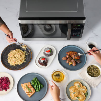 Farberware Professional 1.6 cu ft 1100-Watt Microwave Oven with Smart Sensor