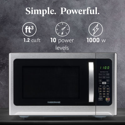 Farberware Professional FMO12AHTBKE 1000-Watt 1.2 Cu. Ft. Microwave Oven with Sensor