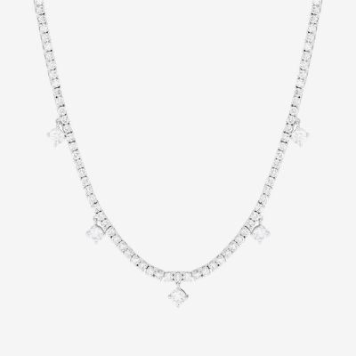 (H-I/ Si2) Womens 6 CT. T.W. Lab Grown White Diamond 10K Gold 20 Inch Pendant Necklace