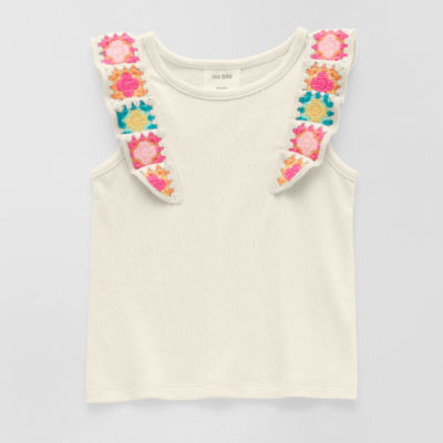 Okie Dokie Toddler & Little Girls Round Neck Tank Top