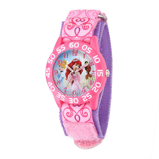 Disney Princess Girls Pink Strap Watch W001667
