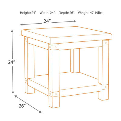 Signature Design by Ashley® Carynhurst Storage End Table