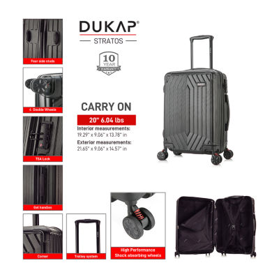 Dukap STRATOS 20" Hardside Lightweight Luggage