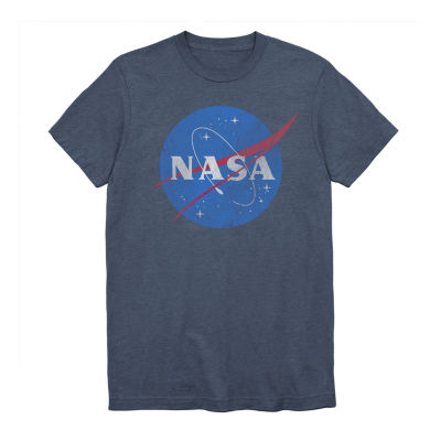 Nasa Mens Crew Neck Short Sleeve Regular Fit Graphic T-Shirt, Color ...